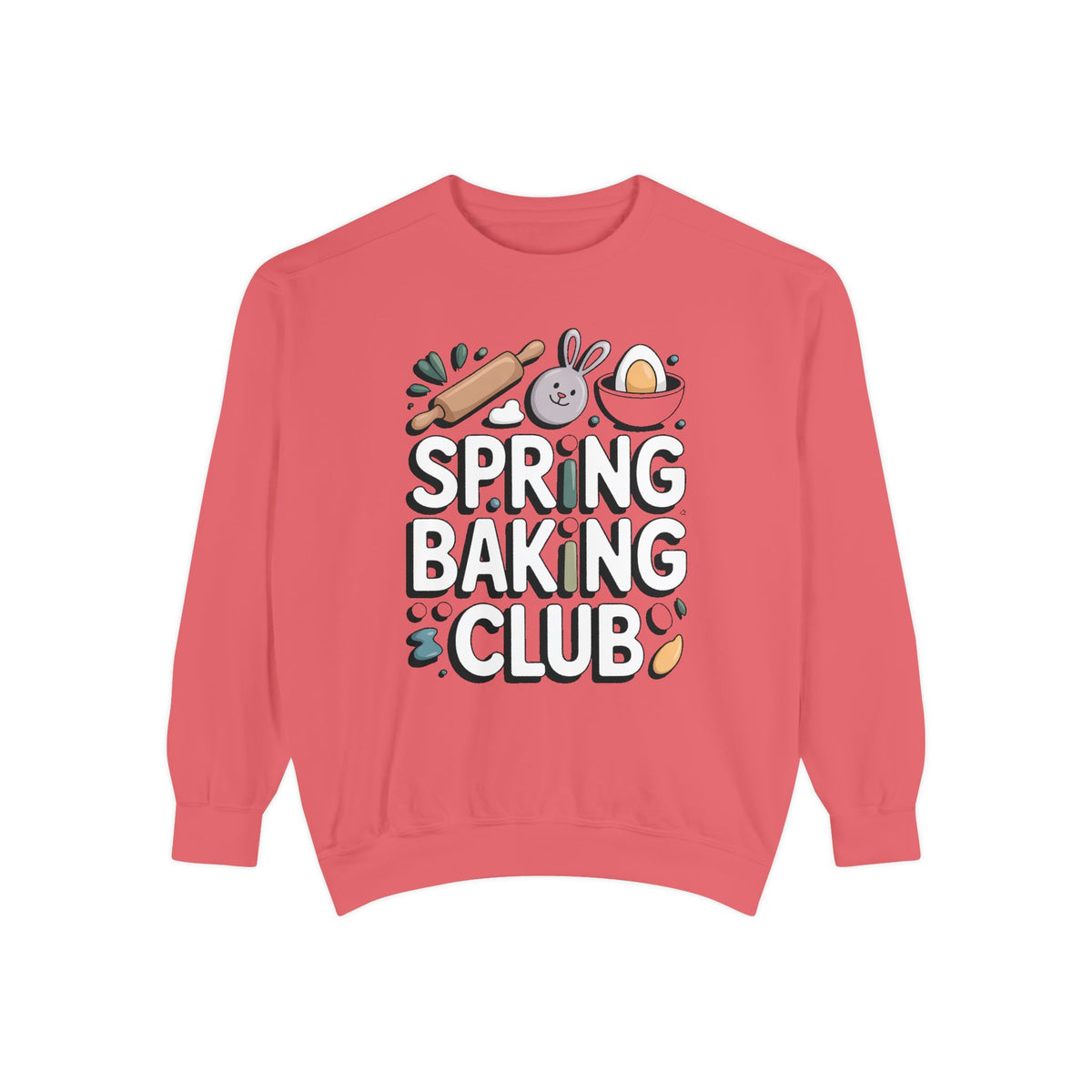 Home Baker Sweatshirt, Easter Gift for Baker, Spring Baking Club Crewneck, Easter Baking Lover Sweatshirt, Cute Easter Gift for Her