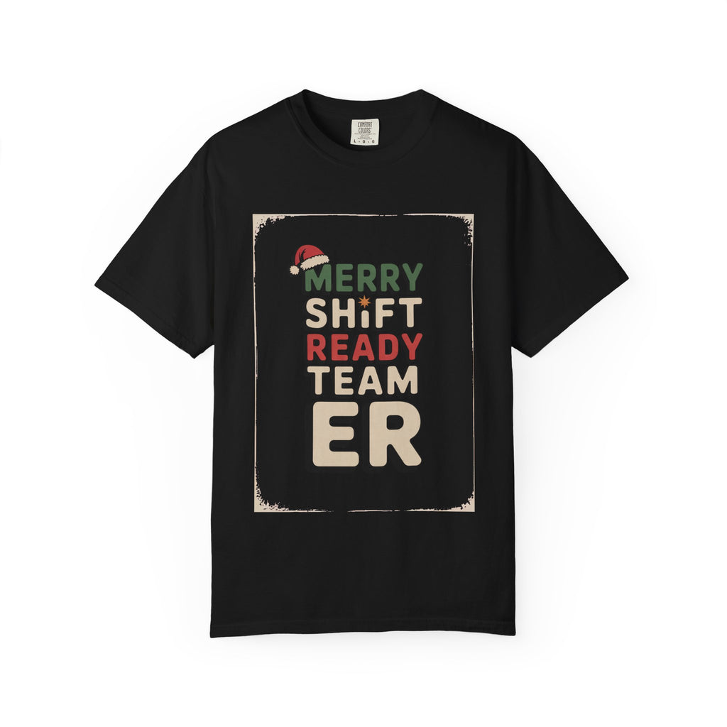 ER Nurse Shirt, Merry Shift Ready Team, Christmas ER Crew Gift, Emergency Room Nurse Shirt, Holiday Shift Tee, Nurse Christmas Gift