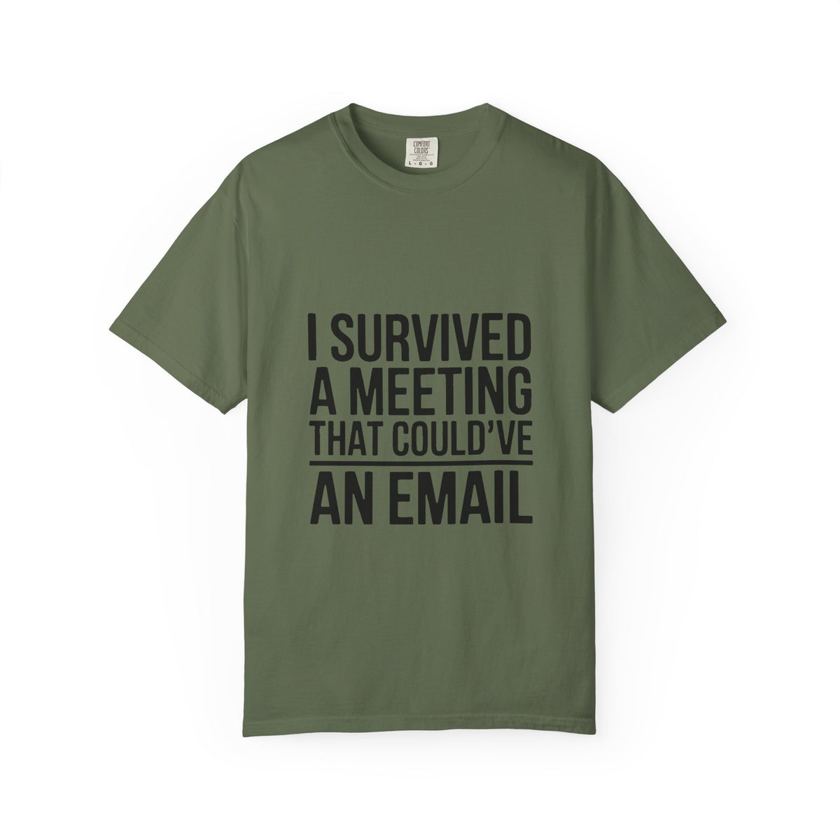 I Survived A Meeting That Could've Been An Email Shirt, Funny Office T-Shirt, Sarcastic Coworker Gift, Corporate Humor Tee