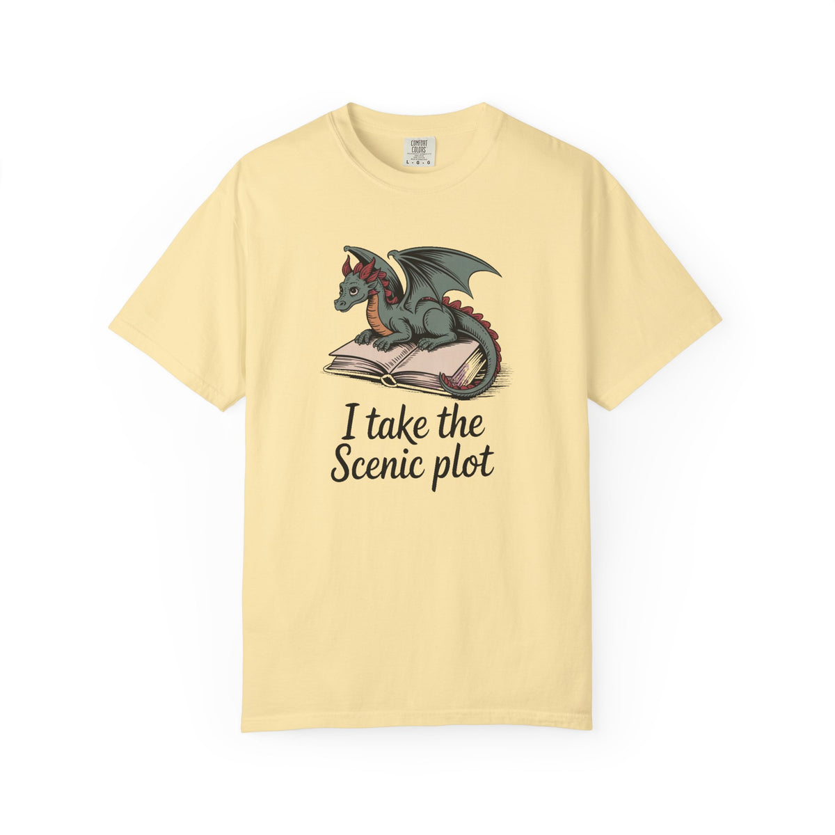 Fantasy Reader Shirt, I Take The Scenic Plot, Dragon Book Lover Gift, Bookworm T-Shirt, Fantasy Book Lover Tee, Reading Hobby Shirt