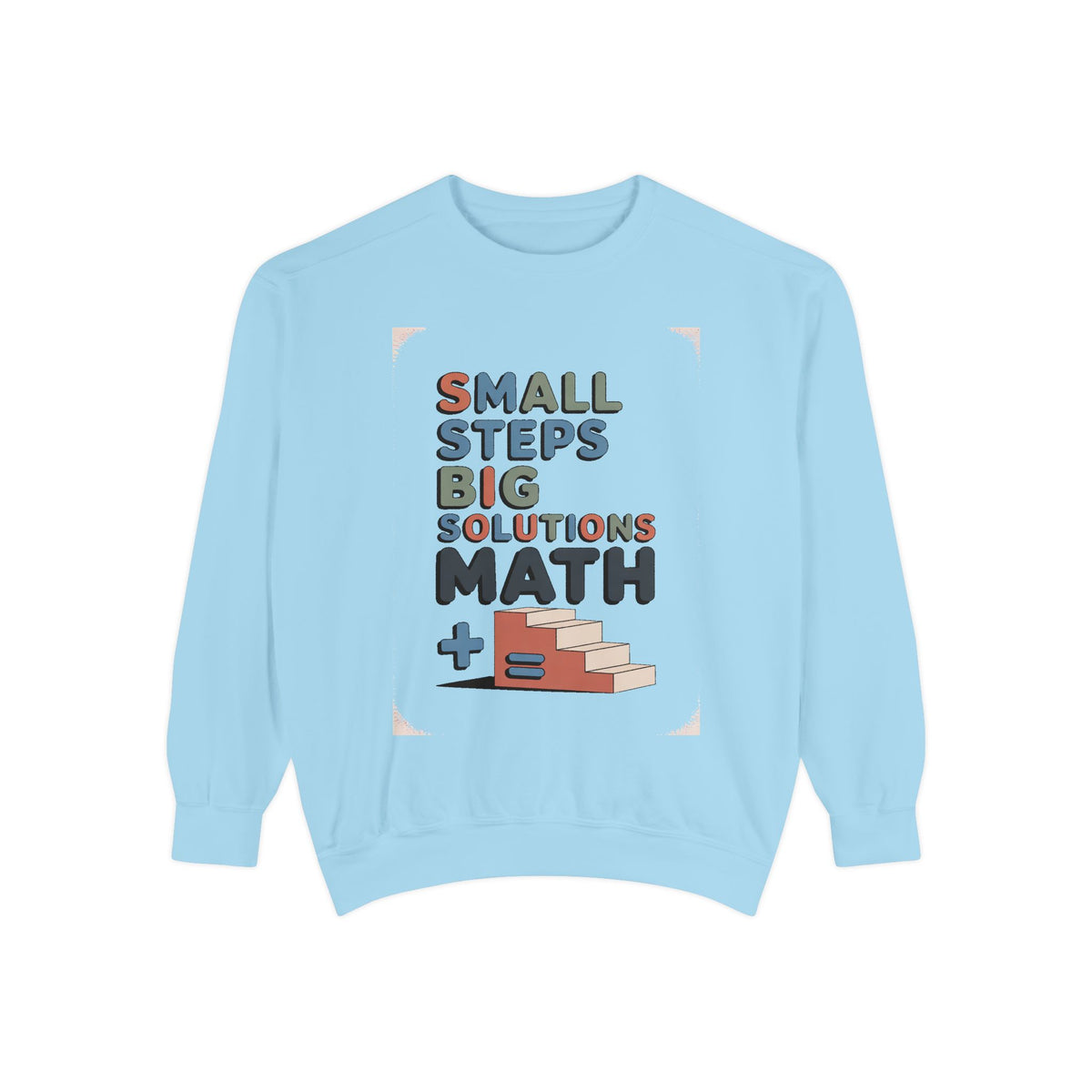 Math Teacher Sweatshirt, Small Steps Big Solutions Crewneck, Math Teacher Retirement Gift, Funny Math Teacher Sweater, Teacher Appreciation…