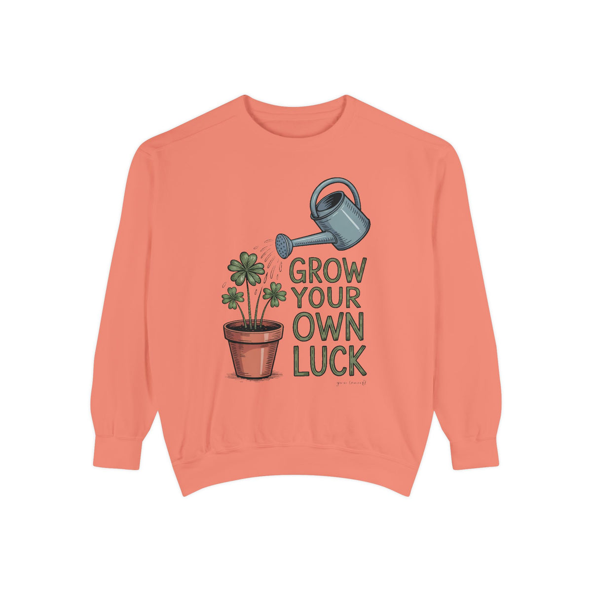 Gardener Sweatshirt, St Patrick's Day Gift For Gardener, Grow Your Own Luck Shirt, Plant Lover Sweatshirt, Shamrock Garden Gift, Lucky Gard…