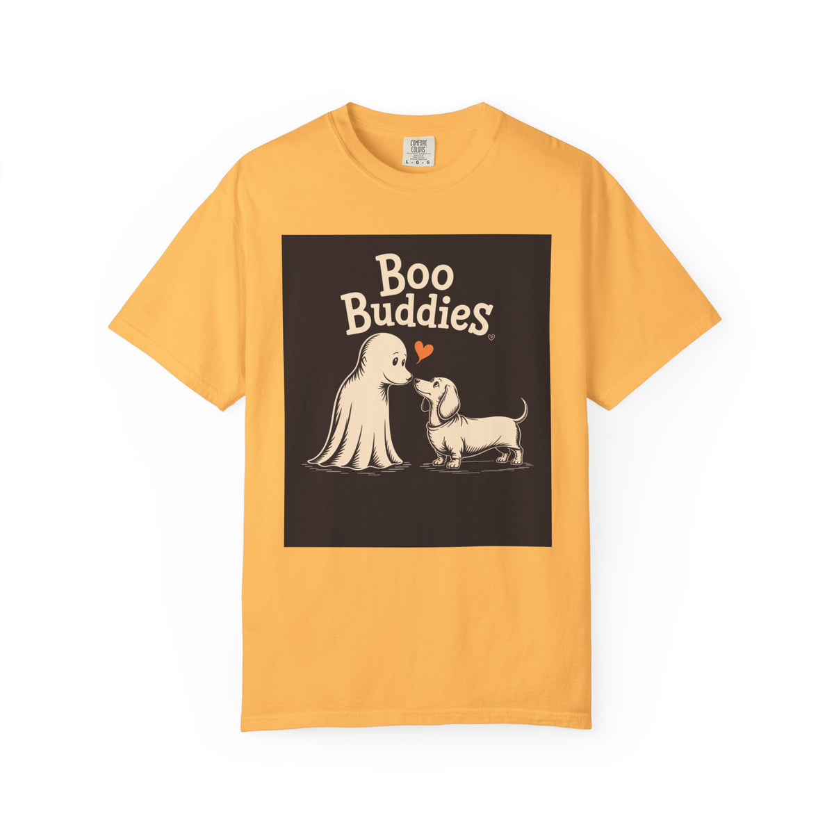 Boo Buddies Halloween Shirt, Ghost And Dachshund T-Shirt, Cute Dog Ghost Halloween Tee, Spooky Season Dog Lover Gift