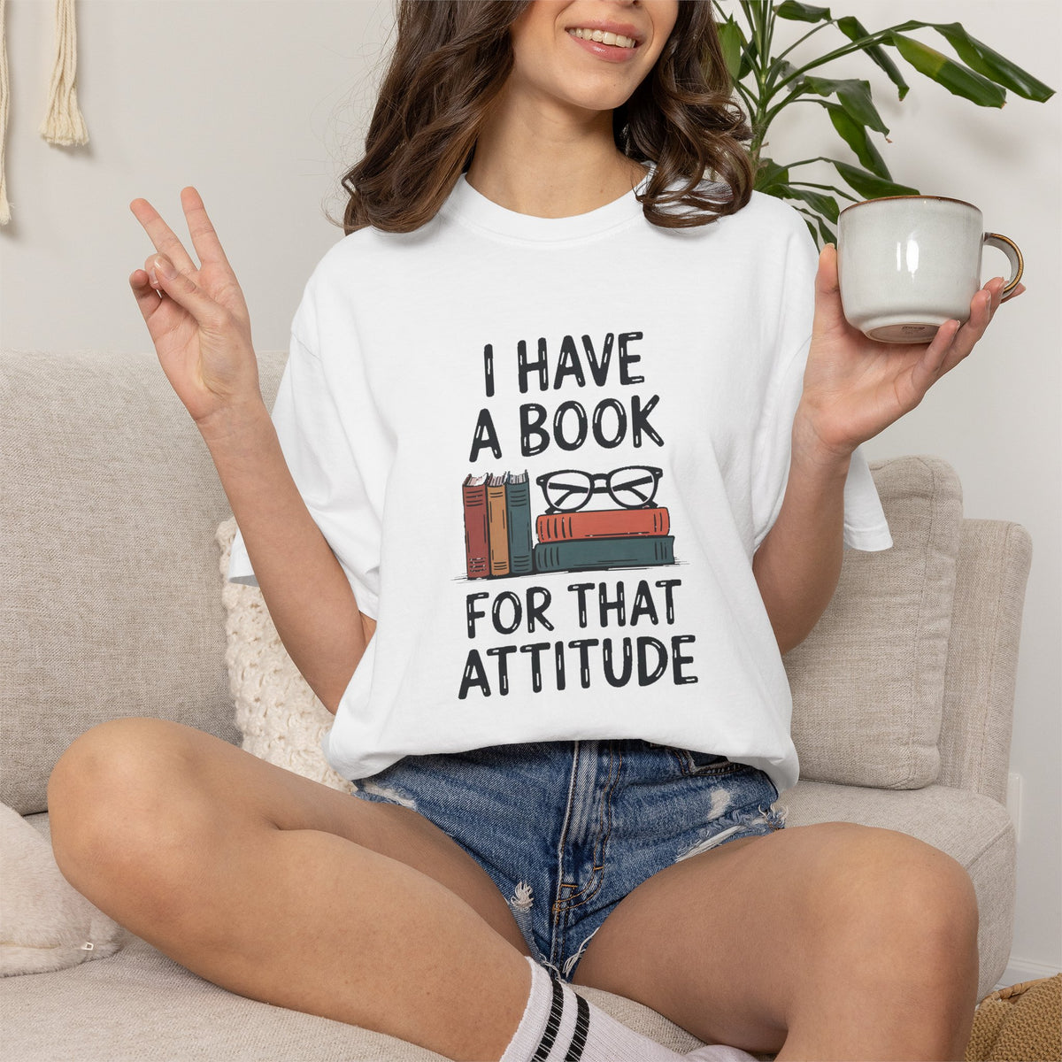 Librarian Shirt, I Have A Book For That Attitude, Funny Librarian Gift, Sarcastic Book Lover Tee, Librarian Appreciation Shirt, Bookish Gift