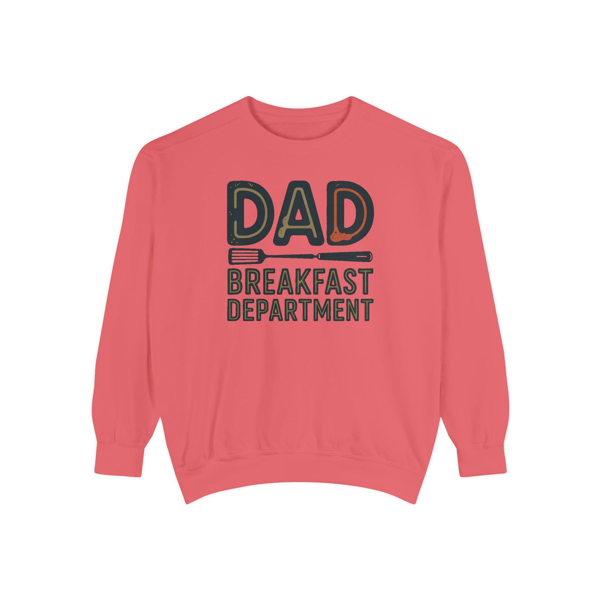 Dad Sweatshirt, Breakfast Department, Father's Day Gift For Dad Who Cooks, Funny Cooking Dad Crewneck, Retro Grilling Dad Gift