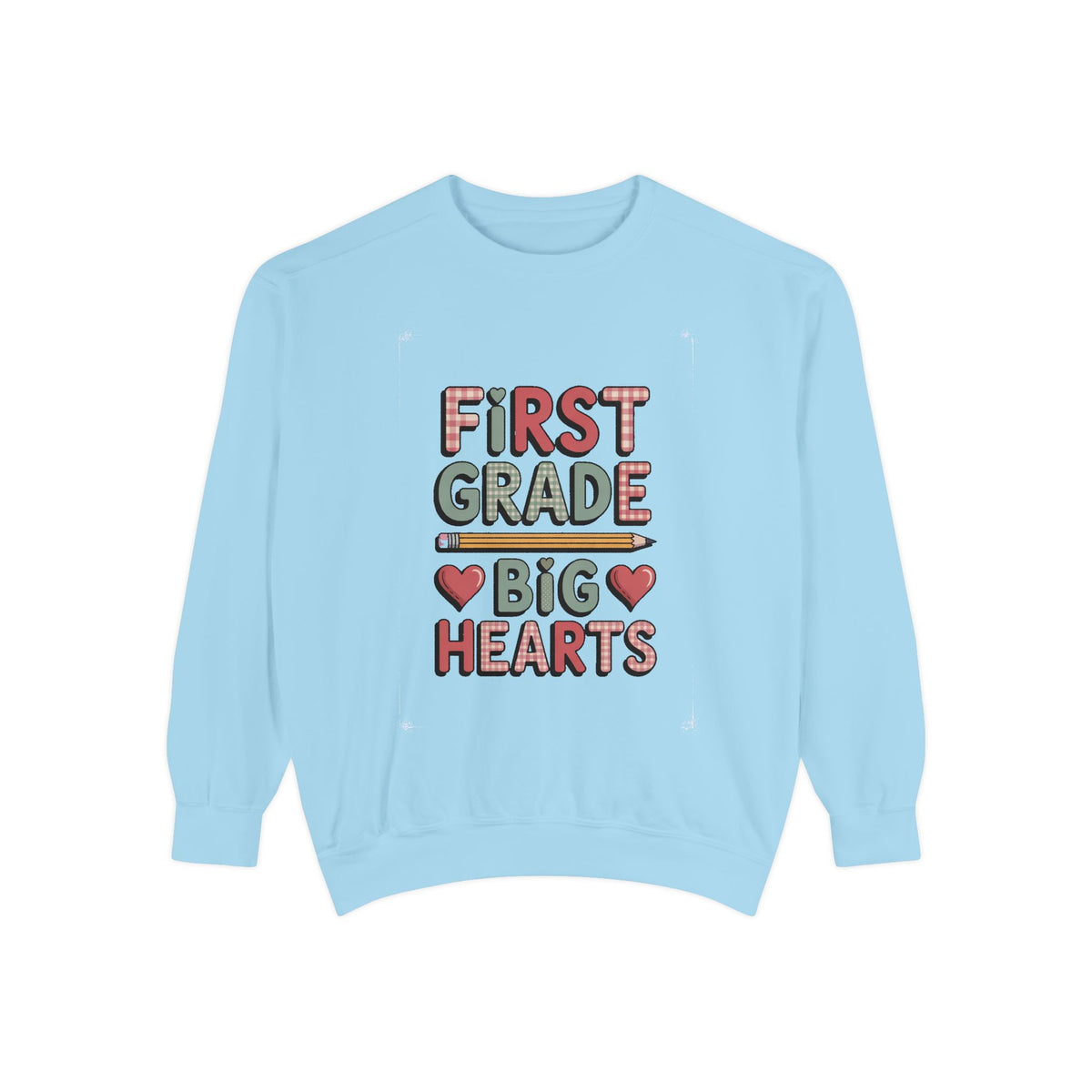 First Grade Teacher Sweatshirt, Big Hearts Valentine's Day Shirt, 1st Grade Teacher Valentine Gift, Teacher Appreciation Crewneck, Cute Val…