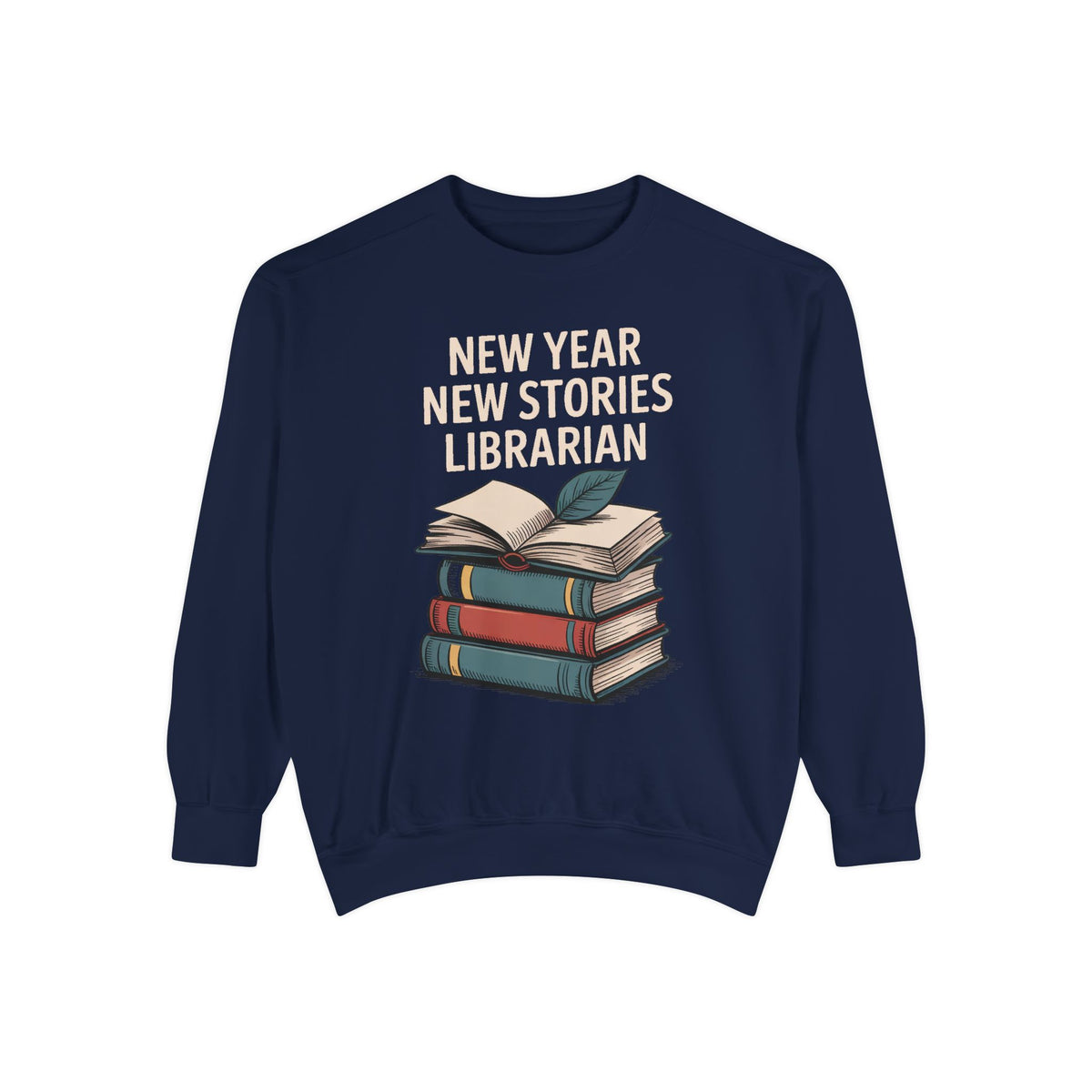 Librarian Sweatshirt, Back to School Gift For Librarian, New Year New Stories Tee, Library Lover Crewneck, Librarian Appreciation Gift