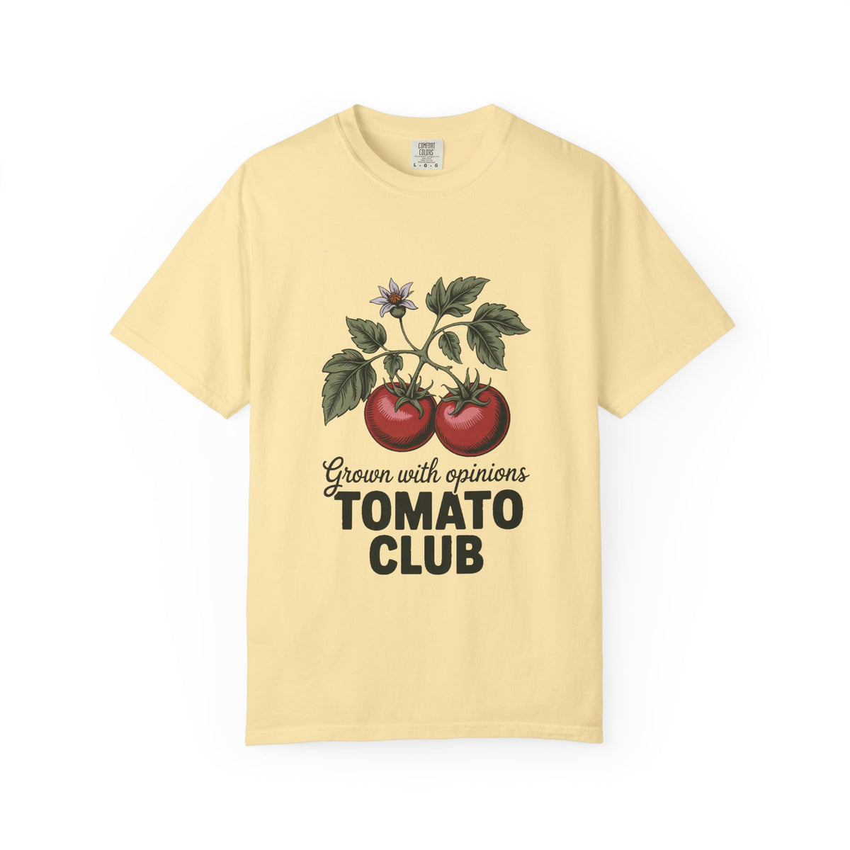 Gardener T-Shirt, Grown With Opinions Tomato Club, Funny Gardening Gift, Tomato Lover Tee, Vegetable Garden Shirt, Hobby Gift For Gardener