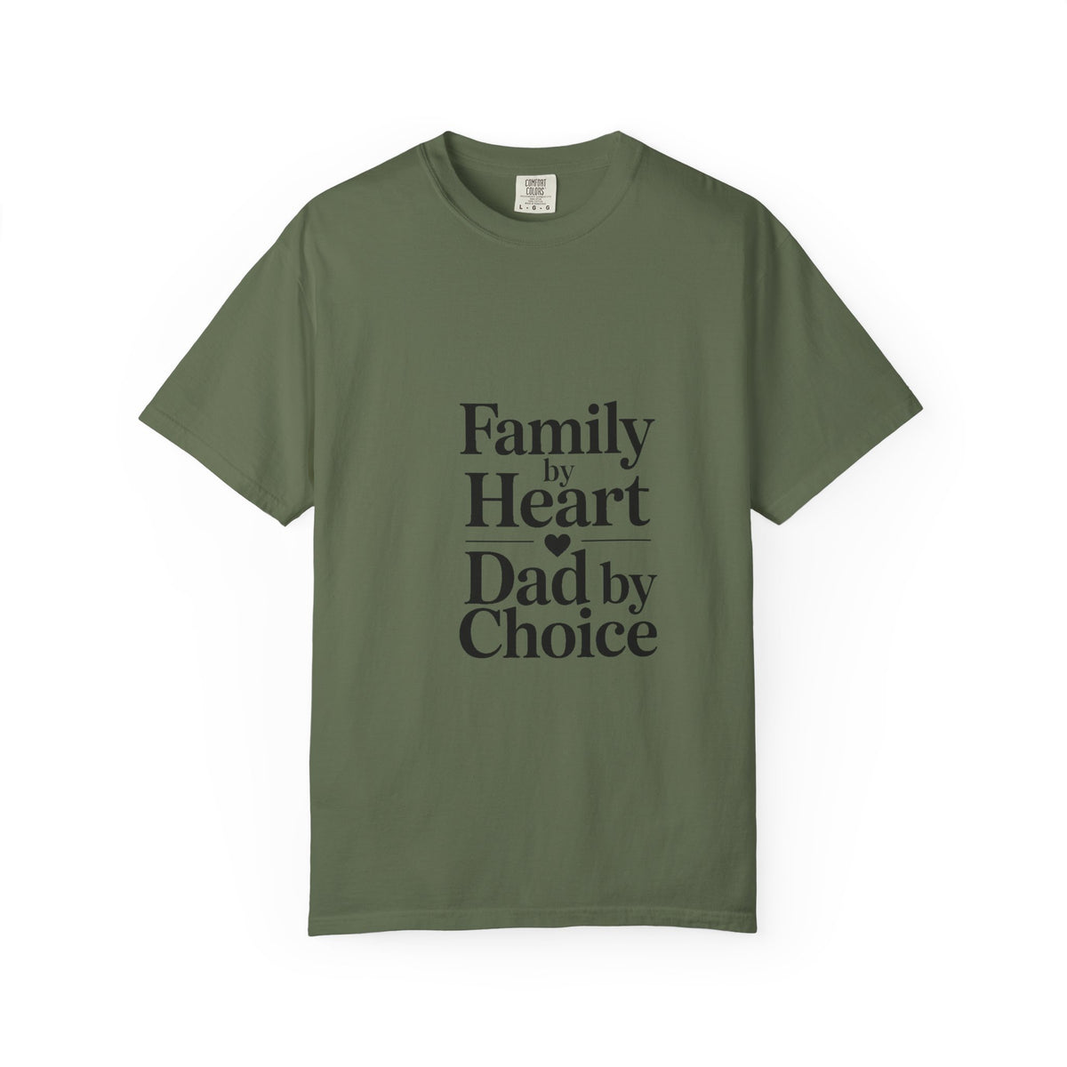 Bonus Dad Shirt, Family By Heart Dad By Choice Tee, Father's Day Gift For Bonus Dad, Stepdad Gift Shirt, Minimalist Dad Tee, Gift For Stepd…