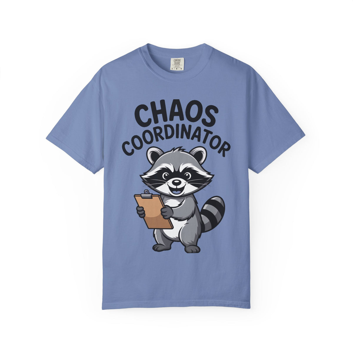 Chaos Coordinator Raccoon Shirt, Funny Raccoon T-Shirt, Trash Panda Gift, Cute Clipboard Raccoon Tee, Sarcastic Work Shirt