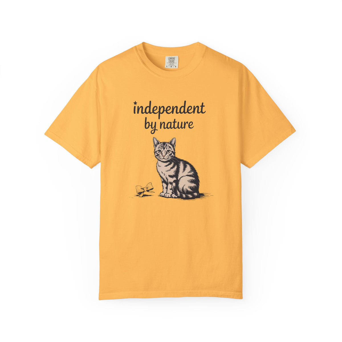 Cat Owner Shirt, Independent By Nature Tee, Fourth Of July Cat Lover Gift, Funny Patriotic Cat Shirt, 4th Of July Gift For Cat Mom Or Dad