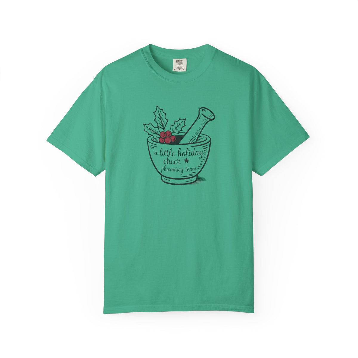 Pharmacy Team Christmas Shirt, A Little Holiday Cheer Tee, Pharmacy Christmas Crew Gift, Funny Pharmacist Holiday Shirt, Pharmacy Staff Tee