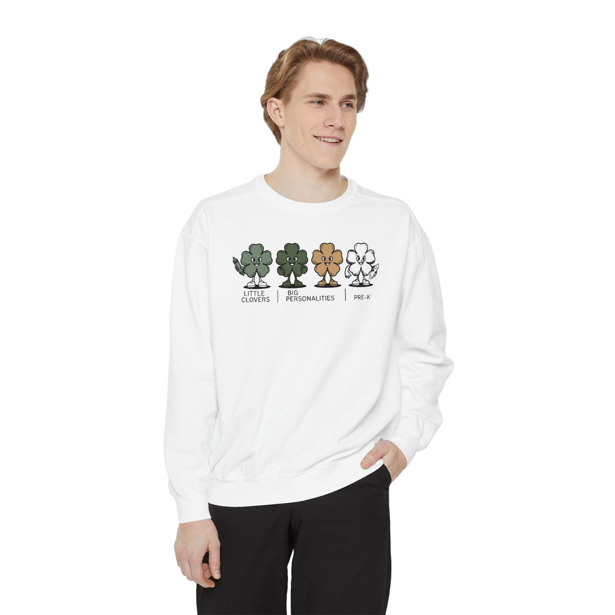 Pre-K Teacher Sweatshirt, St Patrick's Day Gift For Preschool Teacher, Little Clovers Crewneck, Lucky Teacher Shirt, Preschool Teacher Appr…