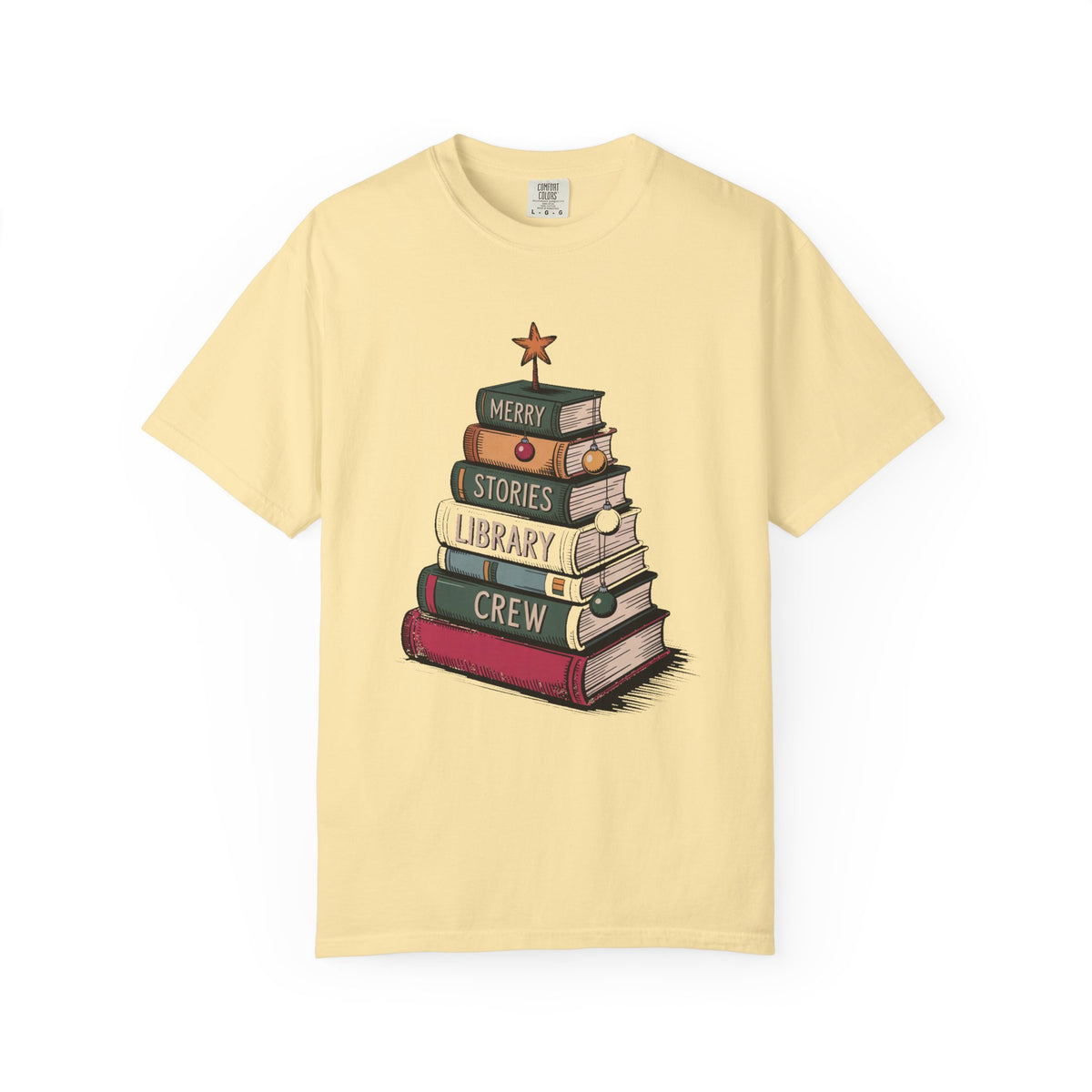 Librarian Christmas Shirt, Merry Stories Library Crew Tee, Christmas Gift For Librarian, Library Staff Christmas Crew Shirt, Book Lover Hol…