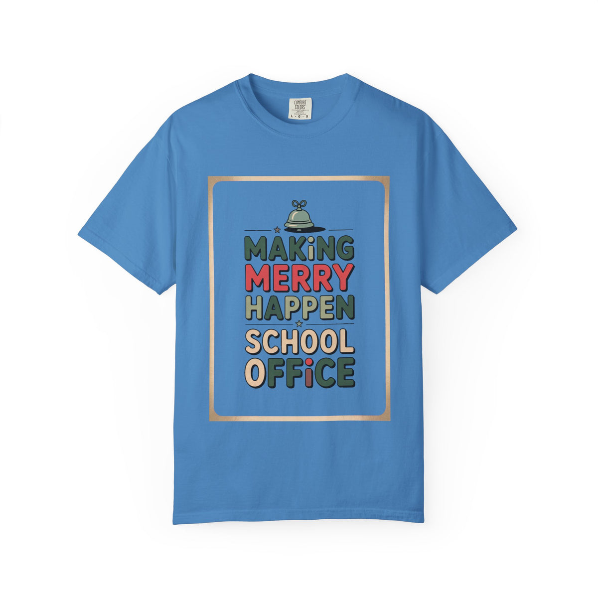 School Office Shirt, Making Merry Happen, Christmas Gift For School Office Staff, School Secretary Tee, Office Crew Christmas Shirt