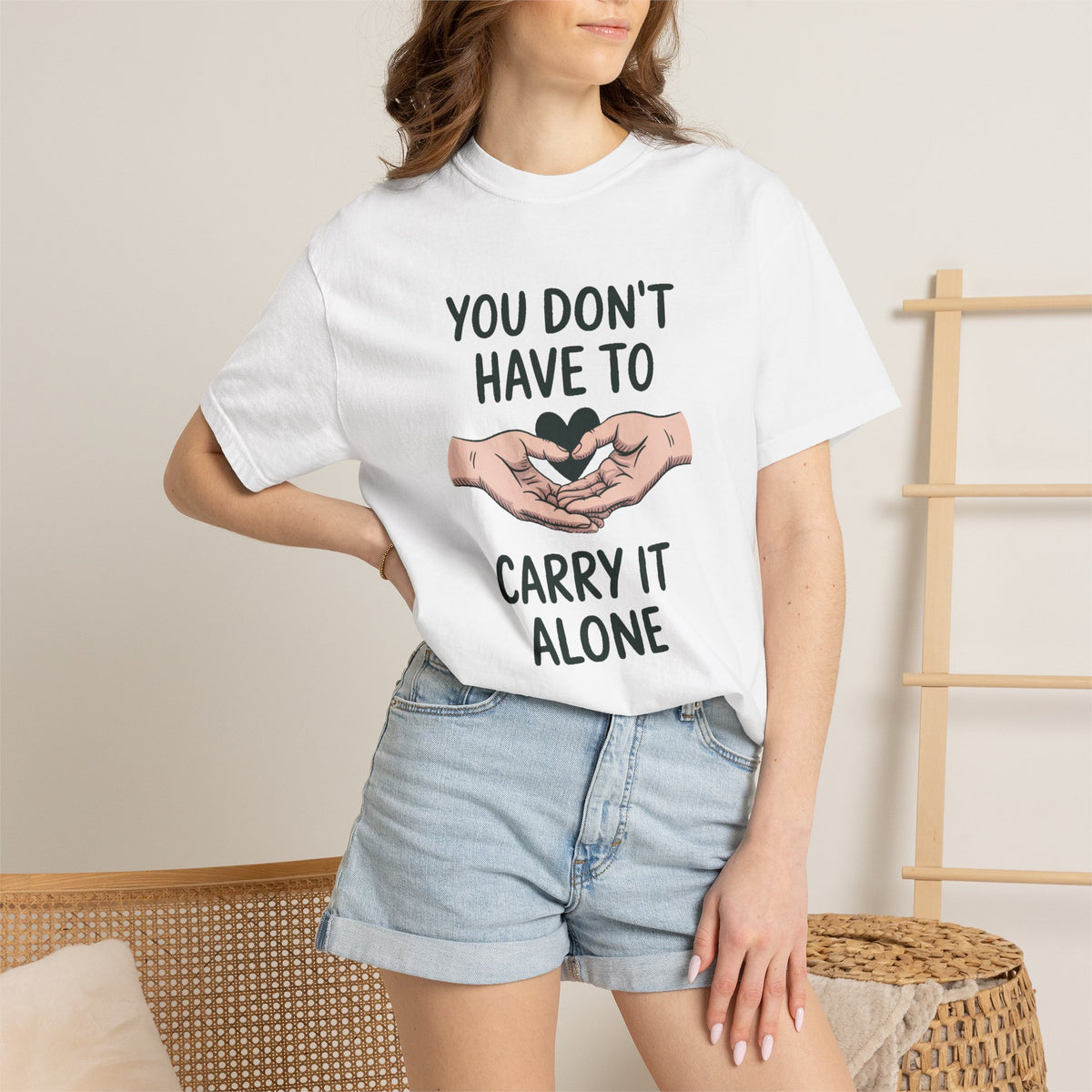 Mental Health Support Shirt, You Don't Have To Carry It Alone Tee, Mental Health Awareness Gift, Support Shirt For Friend, Therapist Gift