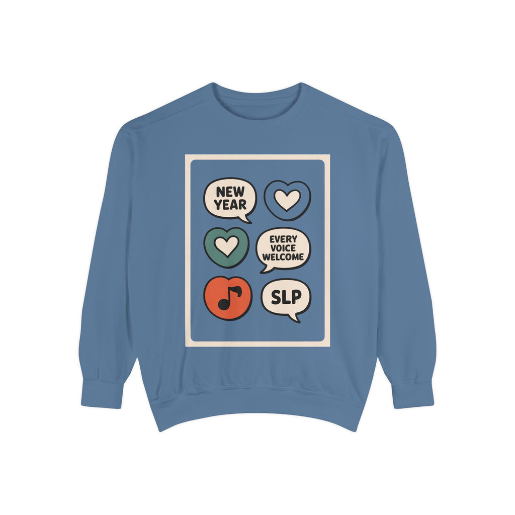 SLP Sweatshirt, Back to School Gift For Speech Language Pathologist, Every Voice Welcome Crewneck, New Year New Caseload Tee, SLP Appreciat…