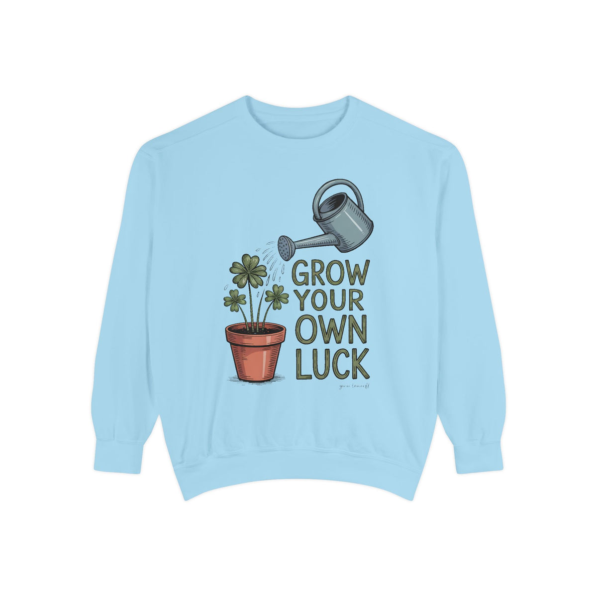 Gardener Sweatshirt, St Patrick's Day Gift For Gardener, Grow Your Own Luck Shirt, Plant Lover Sweatshirt, Shamrock Garden Gift, Lucky Gard…