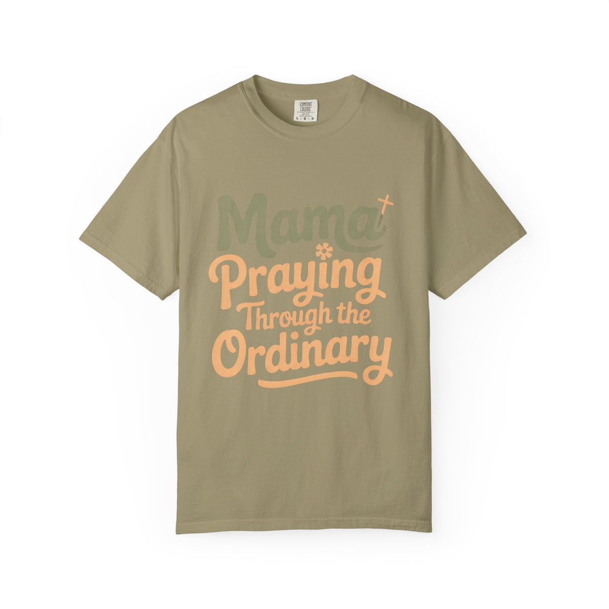 Christian Mom Shirt, Mama Praying Through The Ordinary Tee, Faith Based Gift For Mom, Religious Mom Shirt, Christian Mama Gift, Mothers Day…