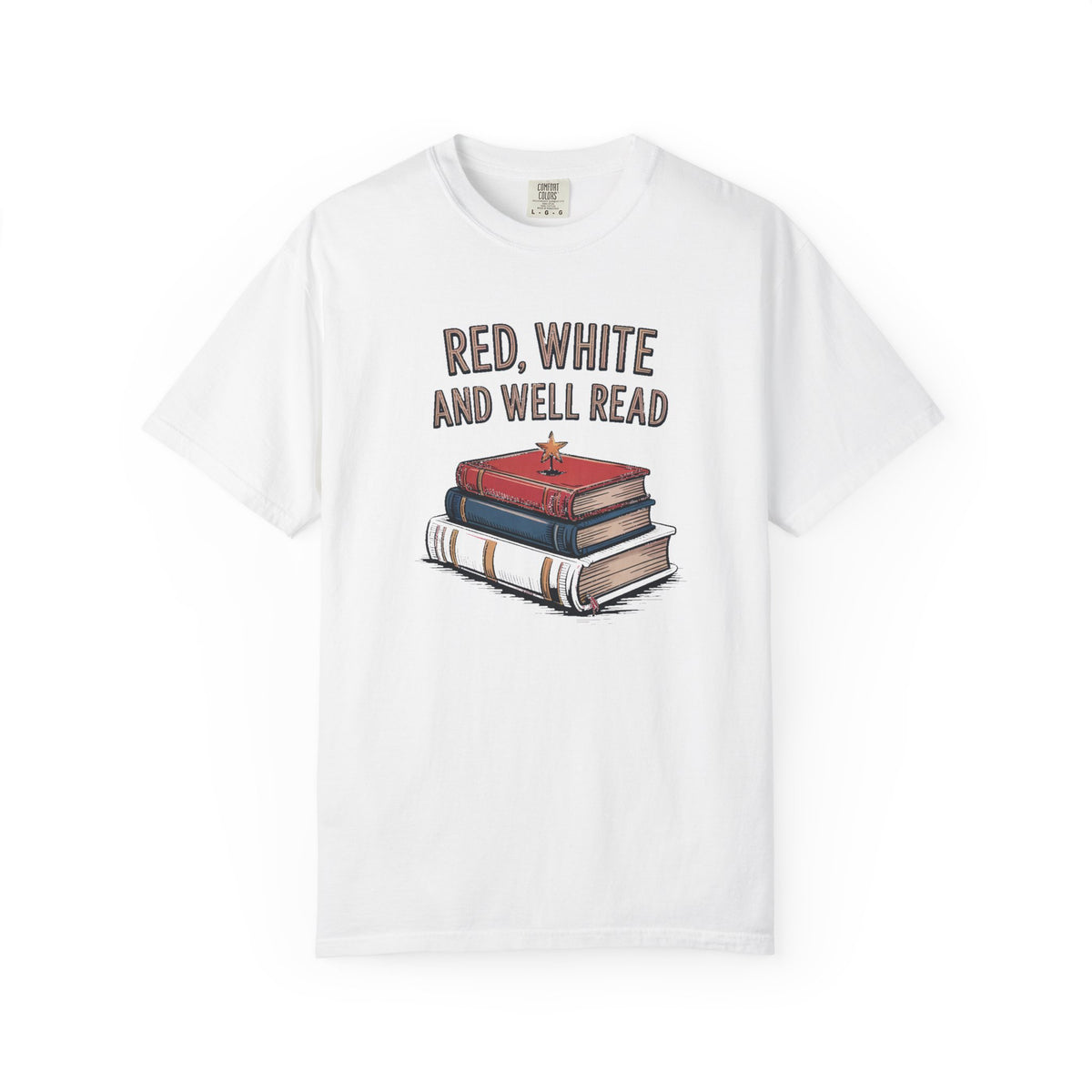 Red White And Well Read Shirt, Book Lover 4th Of July Shirt, Patriotic Reading Shirt, Bookish Independence Day Gift, Bookworm Tee