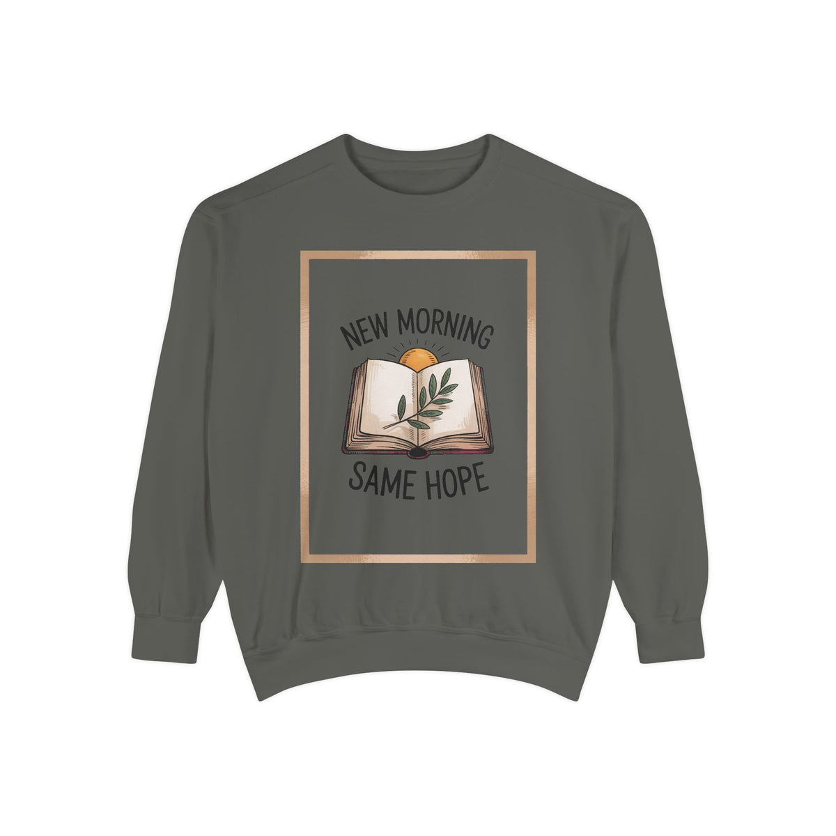 Christian Encouragement Sweatshirt, New Morning Same Hope Gift, Faith Based Crewneck, Inspirational Christian Gift, Religious Sweatshirt fo…
