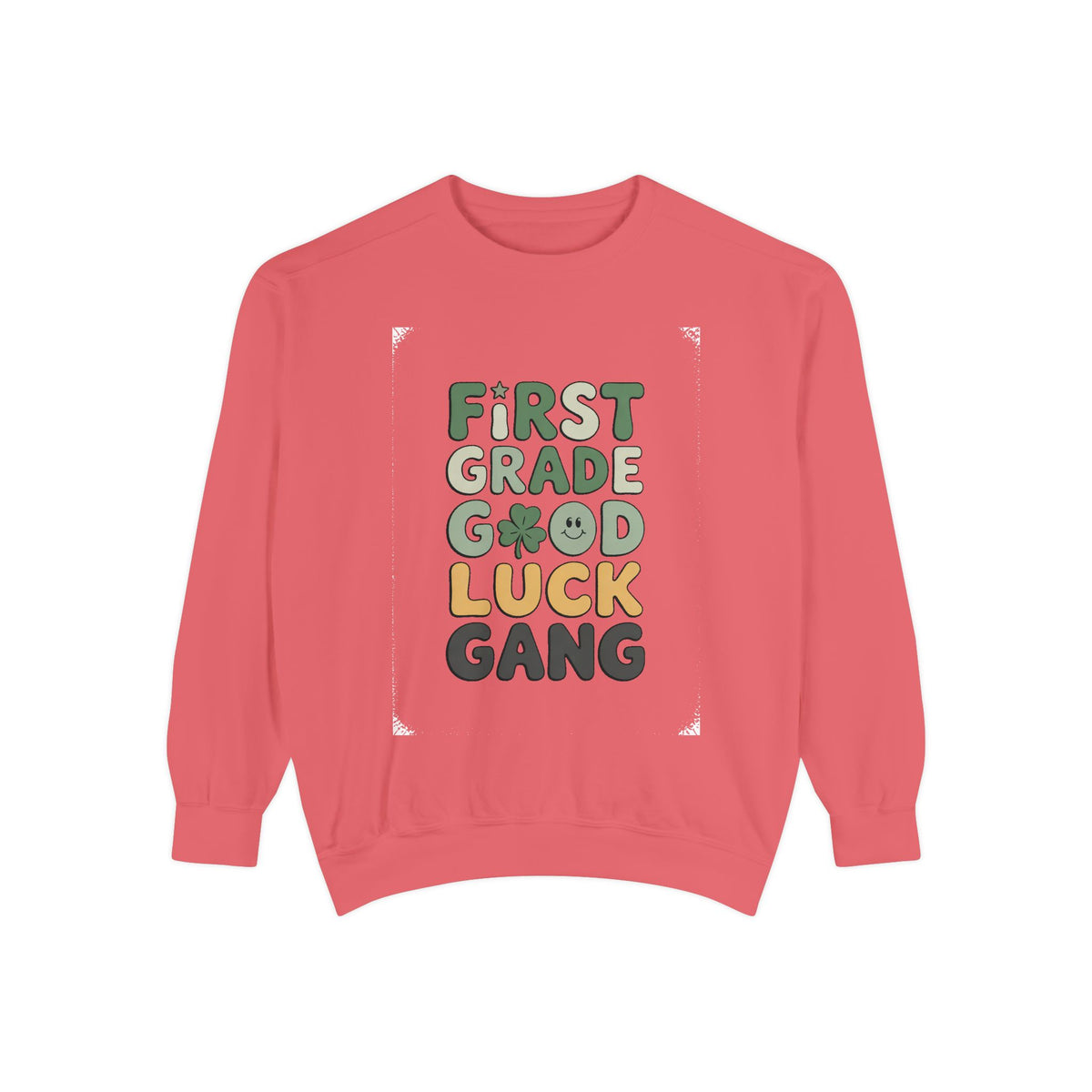 First Grade Teacher Sweatshirt, St Patrick's Day Good Luck Gang, First Grade Teacher Gift, Shamrock Teacher Crewneck, Lucky Teacher Tee