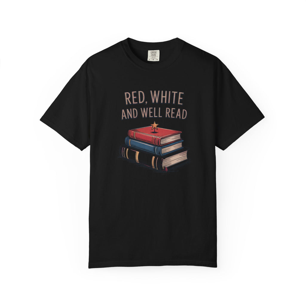 Red White And Well Read Shirt, Book Lover 4th Of July Shirt, Patriotic Reading Shirt, Bookish Independence Day Gift, Bookworm Tee