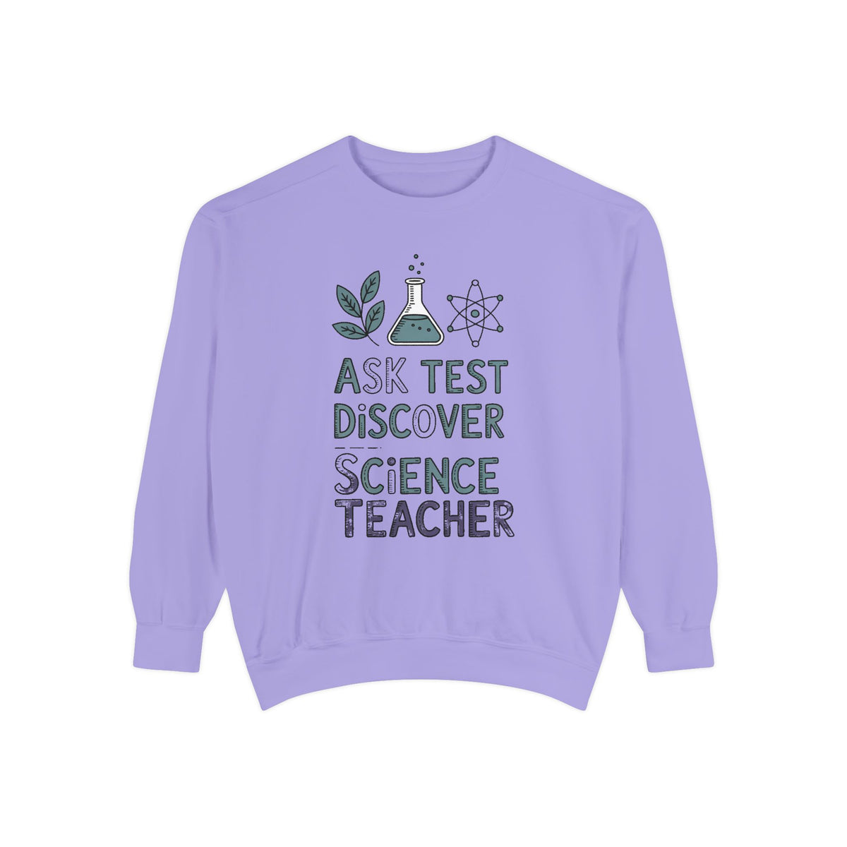 Science Teacher Sweatshirt, Ask Test Discover Crewneck, Science Teacher Retirement Gift, Professions Sweater, Science Teacher Appreciation…