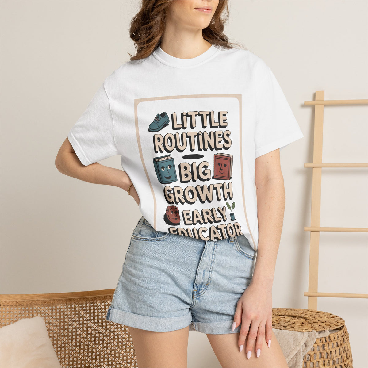 Early Childhood Educator Shirt, Little Routines Big Growth Tee, Preschool Teacher Gift, Early Educator Retirement Gift, Pre-K Teacher Shirt