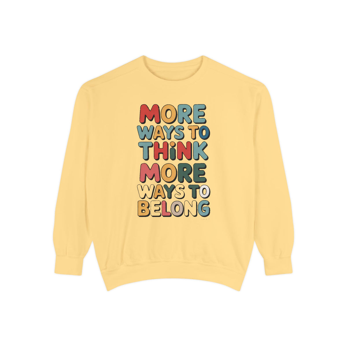 Autism Acceptance Sweatshirt, More Ways To Think Crewneck, Neurodiversity Awareness Gift, Autism Support Sweater, Infinity Loop Design, Inc…