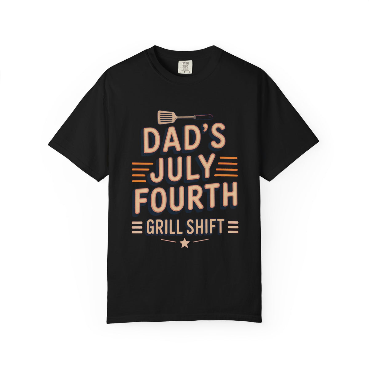 Dad's Fourth of July Shirt, Grill Shift BBQ Dad Tee, Funny Patriotic Grilling Gift For Dad, 4th Of July Dad Shirt, BBQ Dad Gift