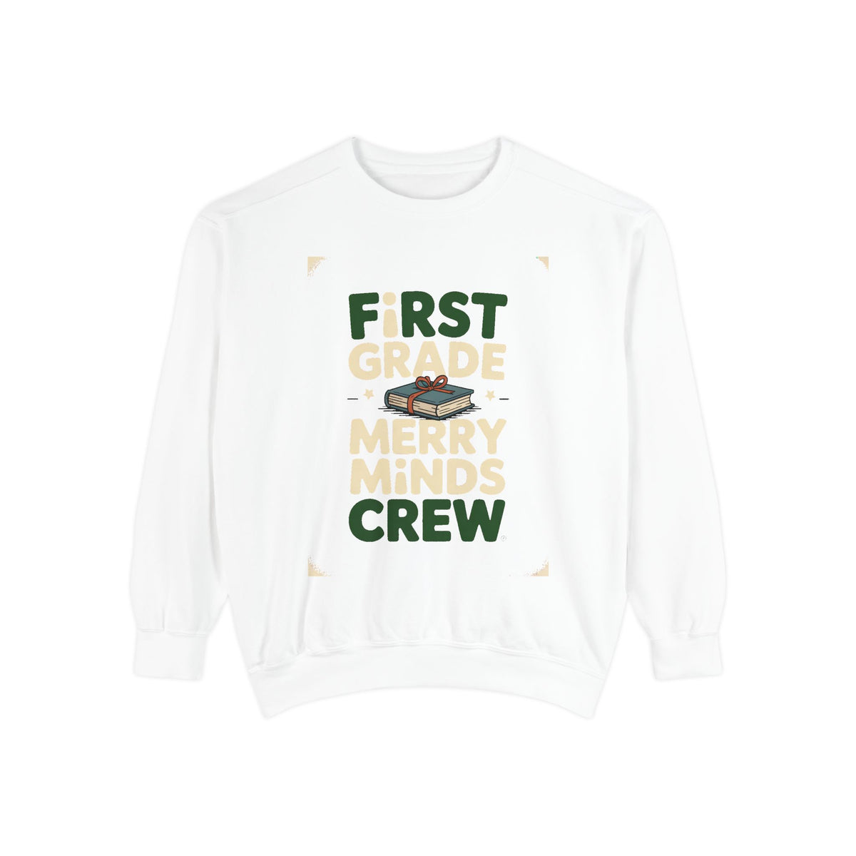 First Grade Teacher Sweatshirt, Merry Minds Crew Christmas Shirt, First Grade Crew Gift, Christmas Teacher Team Sweatshirt, 1st Grade Teach…