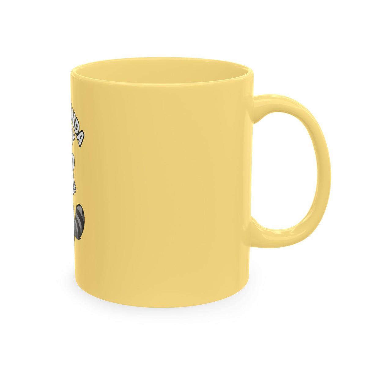 Trash Panda Energy Mug, Funny Raccoon Coffee Mug, Cute Cartoon Raccoon Gift, Chaotic Good Mug, Funny Animal Lover Mug