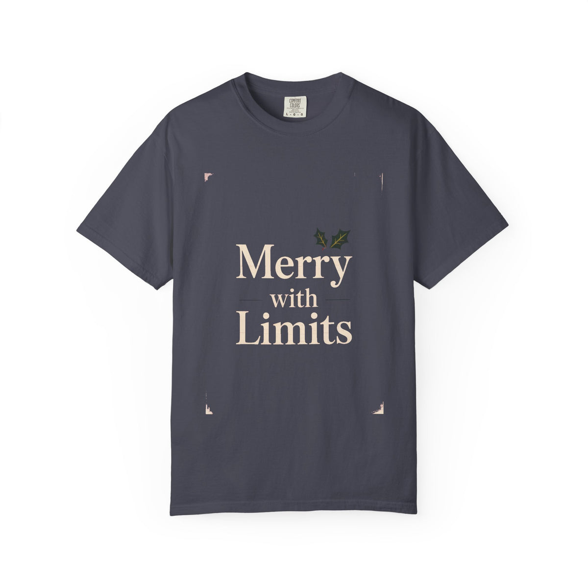 Merry With Limits Shirt, Funny Christmas Shirt For Busy Adults, Sarcastic Holiday Tee, Christmas Gift For Tired Adults, Funny Holiday Shirt…