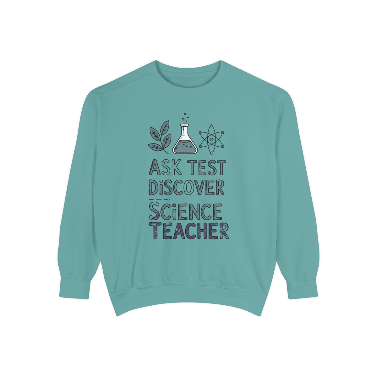 Science Teacher Sweatshirt, Ask Test Discover Crewneck, Science Teacher Retirement Gift, Professions Sweater, Science Teacher Appreciation…