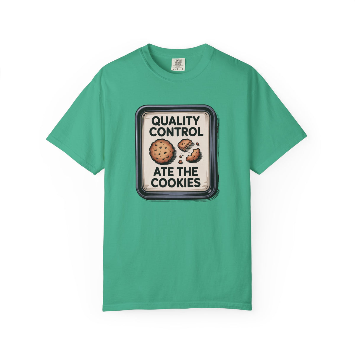 Baker Christmas Shirt, Quality Control Ate The Cookies Tee, Funny Baker Gift, Christmas Baking Shirt, Cookie Lover Gift, Holiday Baker T-Sh…