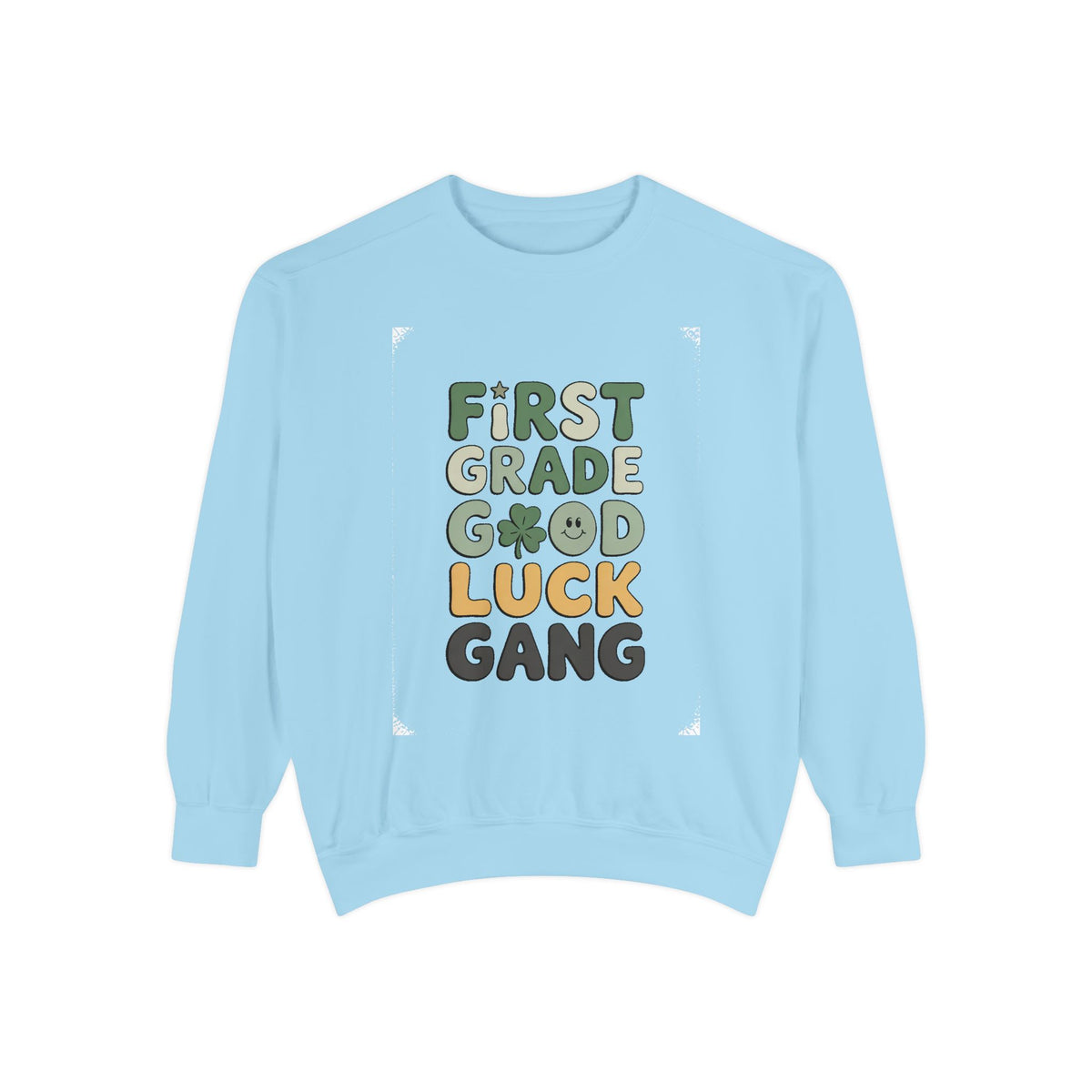 First Grade Teacher Sweatshirt, St Patrick's Day Good Luck Gang, First Grade Teacher Gift, Shamrock Teacher Crewneck, Lucky Teacher Tee