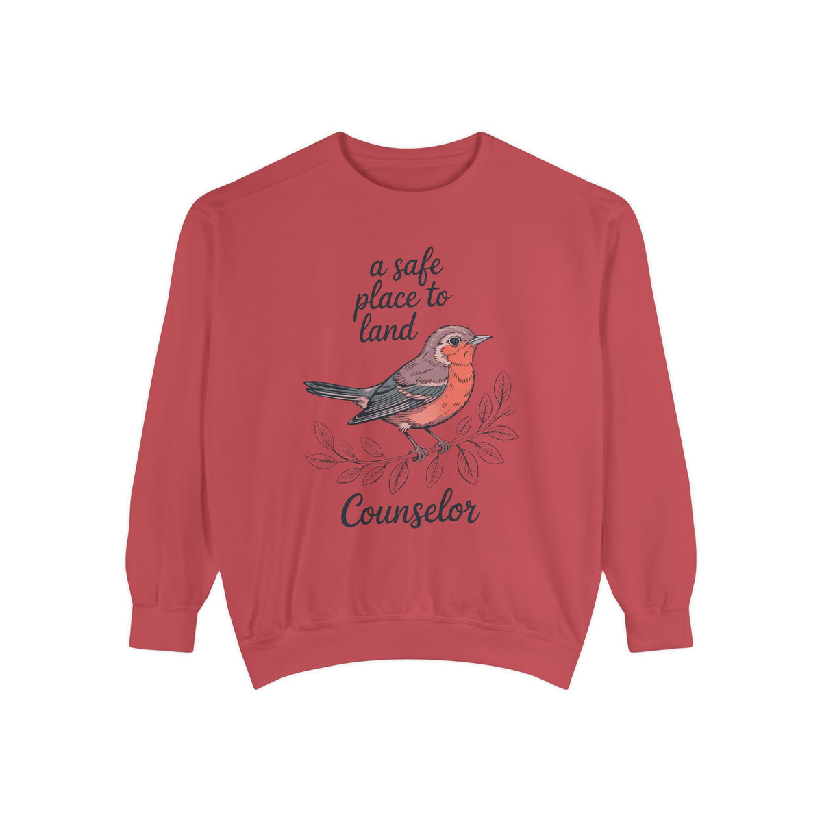 School Counselor Sweatshirt, A Safe Place To Land, Counselor Appreciation Gift, Teacher Appreciation Crewneck, Counselor Week Sweatshirt, G…