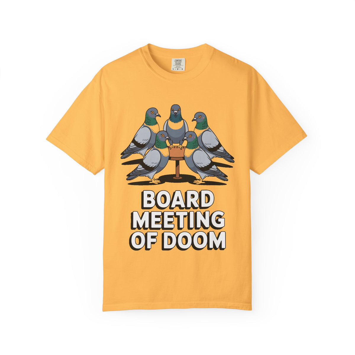 Funny Pigeon Shirt, Board Meeting Of Doom T-Shirt, Office Bird Gift, Funny Coworker Shirt, Sarcastic Work Meme Tee