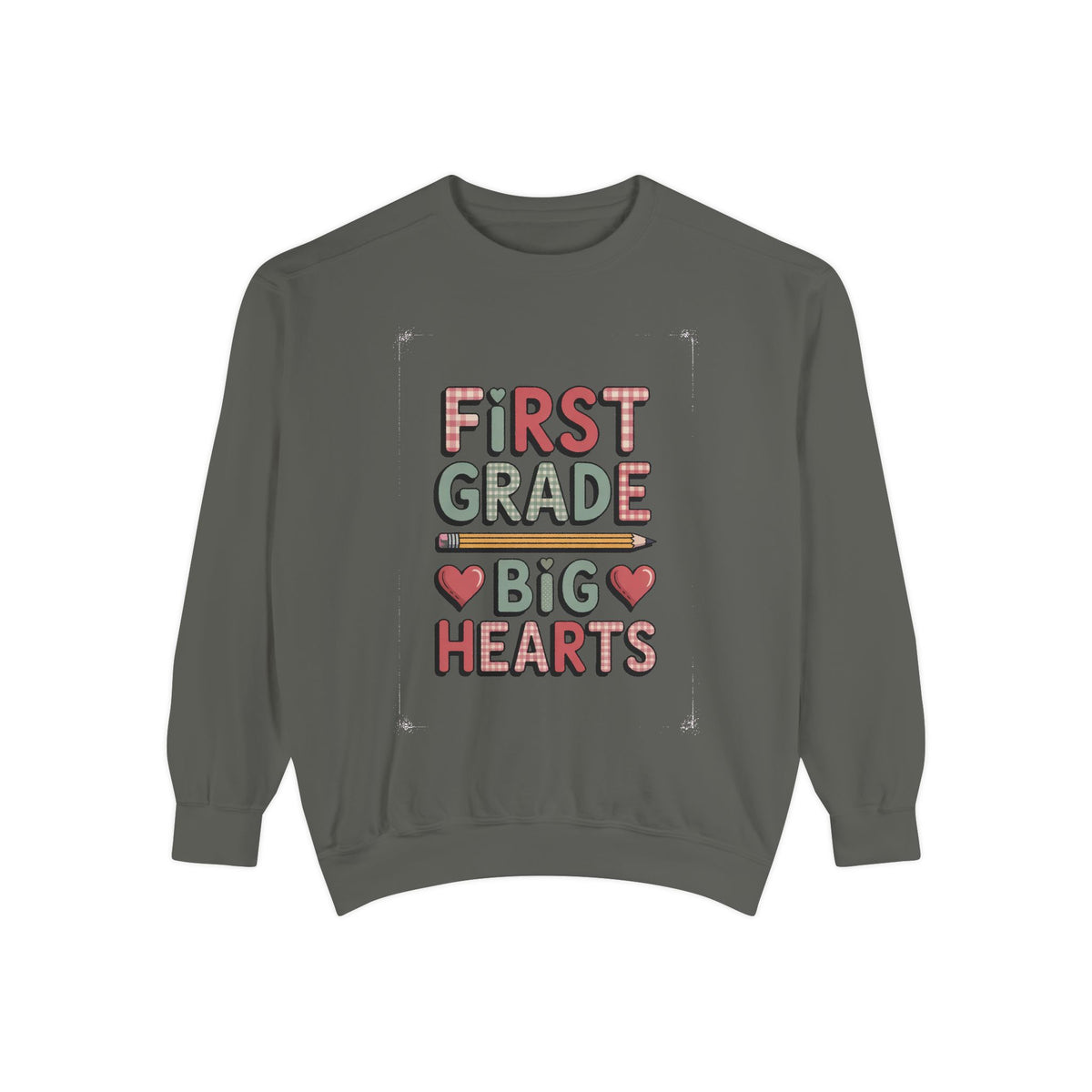 First Grade Teacher Sweatshirt, Big Hearts Valentine's Day Shirt, 1st Grade Teacher Valentine Gift, Teacher Appreciation Crewneck, Cute Val…