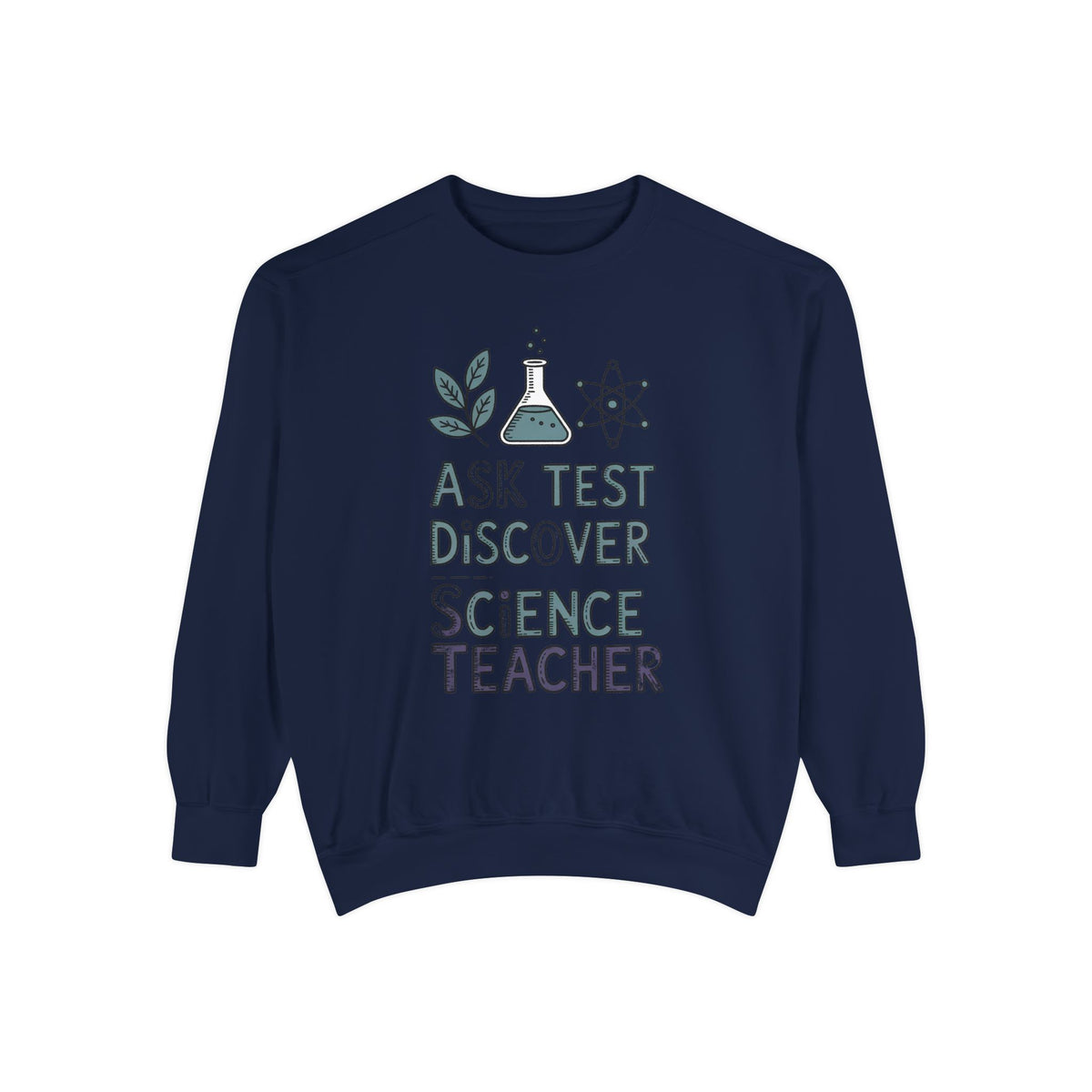 Science Teacher Sweatshirt, Ask Test Discover Crewneck, Science Teacher Retirement Gift, Professions Sweater, Science Teacher Appreciation…