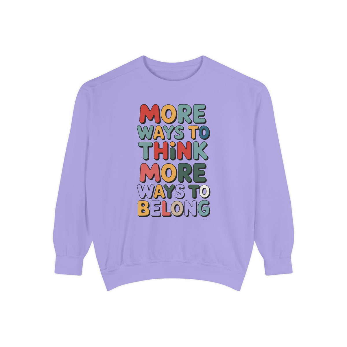 Autism Acceptance Sweatshirt, More Ways To Think Crewneck, Neurodiversity Awareness Gift, Autism Support Sweater, Infinity Loop Design, Inc…