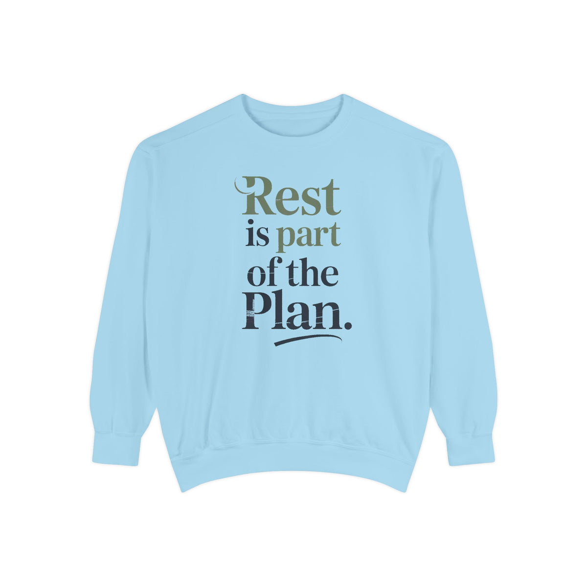 Mental Health Self Care Sweatshirt, Rest Is Part Of The Plan, Mental Health Awareness Gift, Self Care Crewneck, Therapy Support Sweatshirt