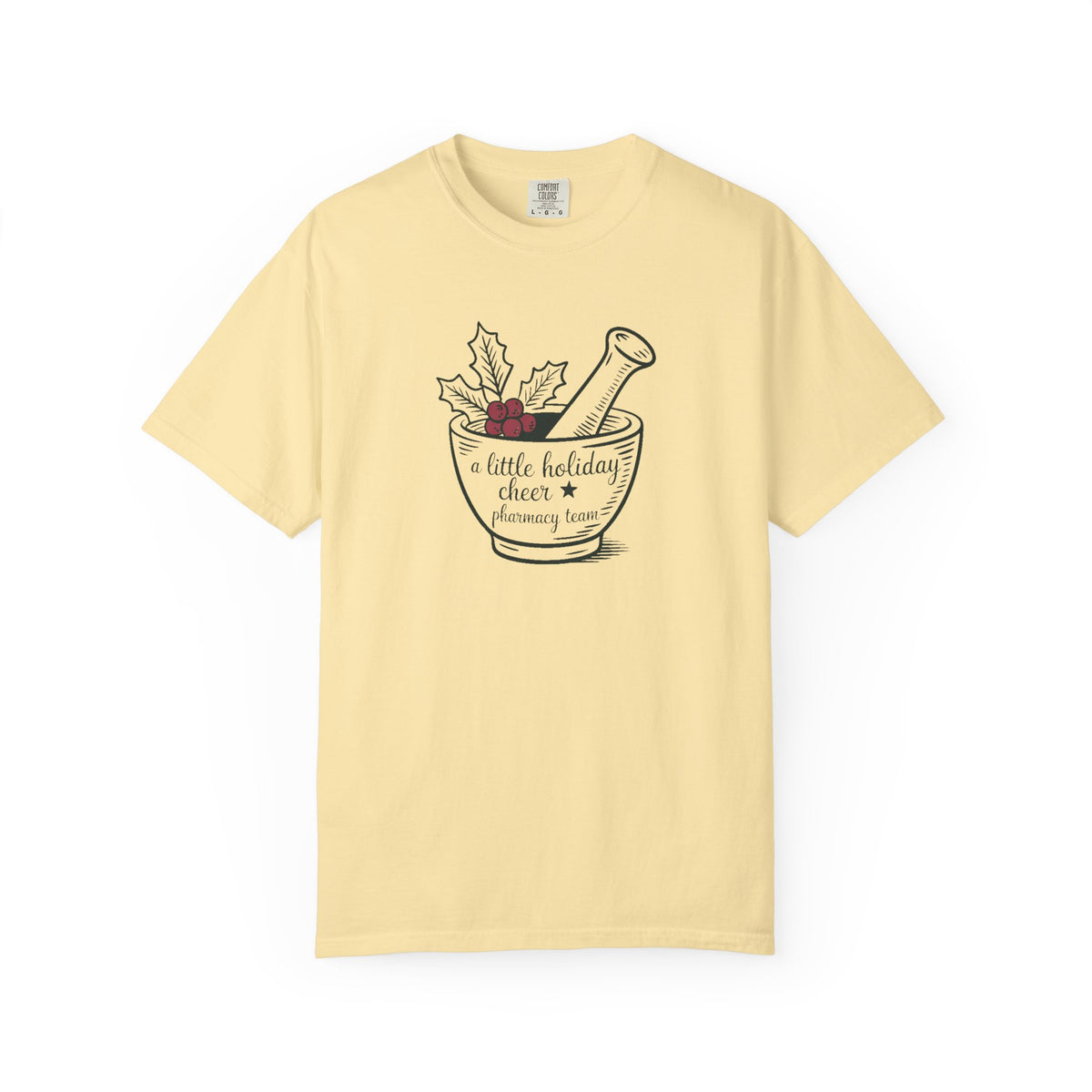Pharmacy Team Christmas Shirt, A Little Holiday Cheer Tee, Pharmacy Christmas Crew Gift, Funny Pharmacist Holiday Shirt, Pharmacy Staff Tee