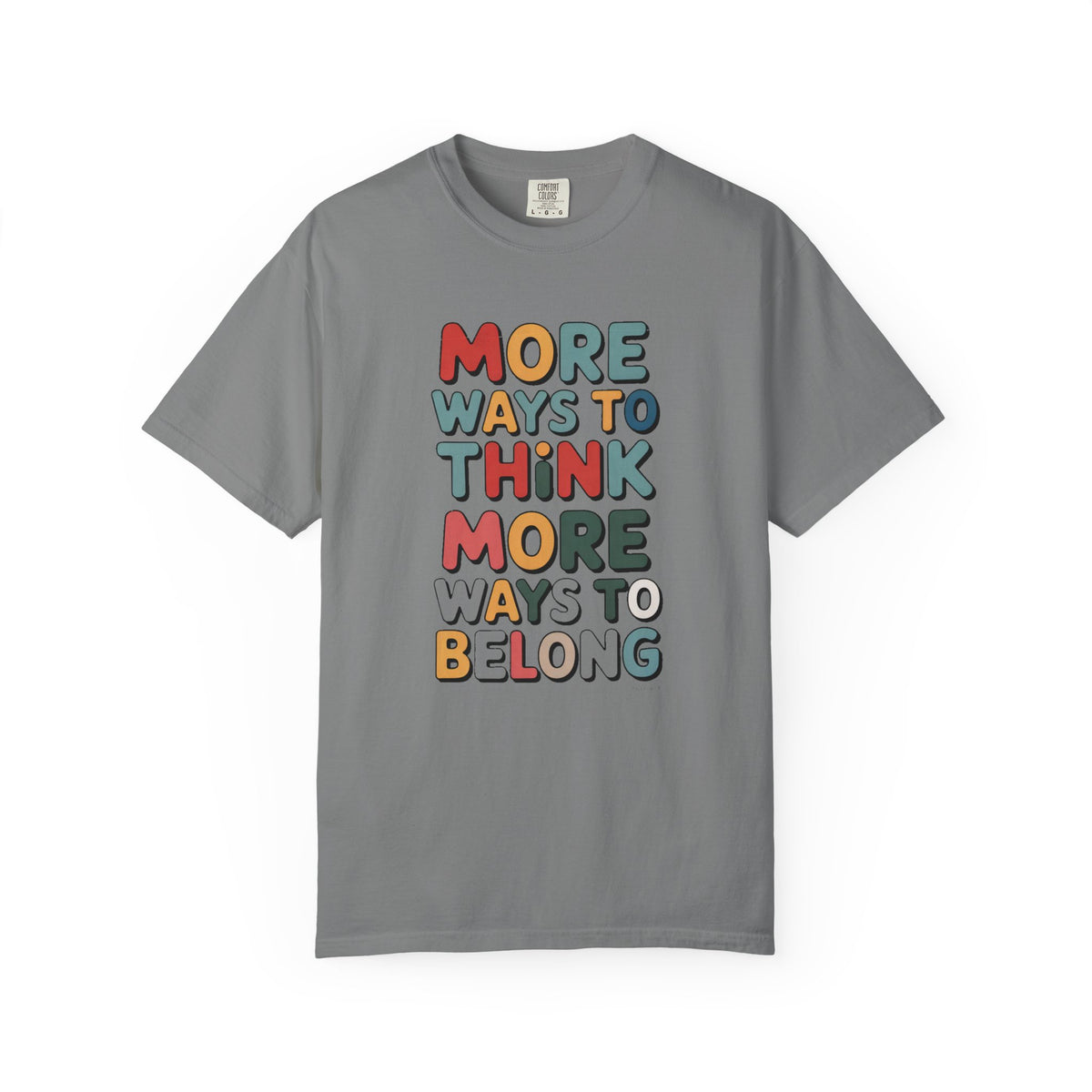 Autism Acceptance Shirt, Neurodiversity Gift, More Ways To Think Tee, Autism Awareness Shirt, Infinity Loop Support Shirt, Neurodivergent P…