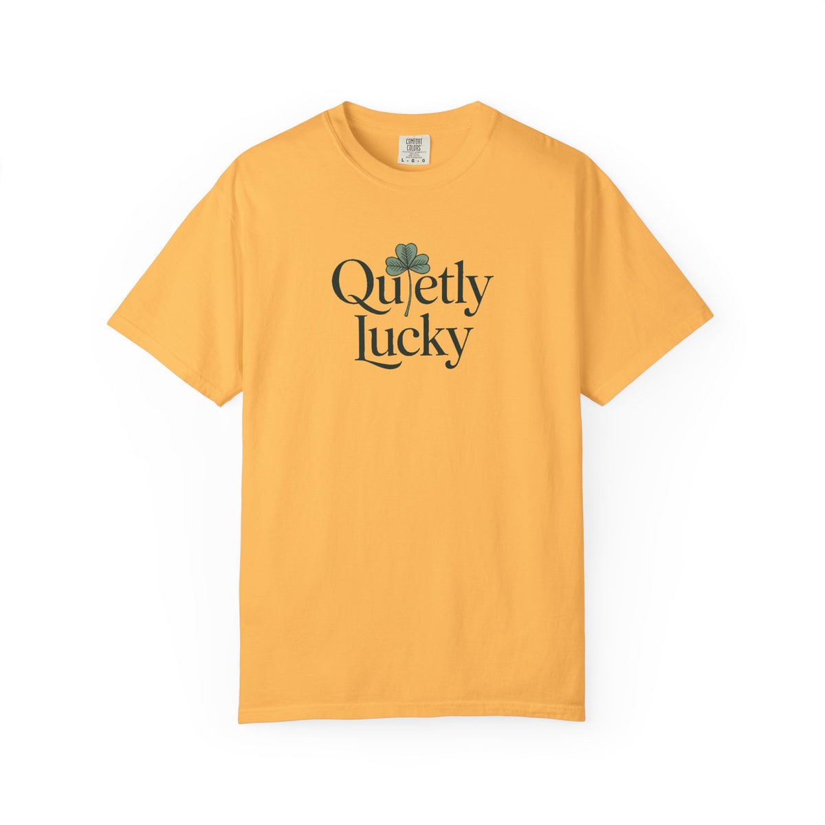 Introvert St Patrick's Day Shirt, Quietly Lucky Tee, Minimalist Shamrock Shirt For Introverts, Funny St Paddy's Gift, Lucky Charm Tee