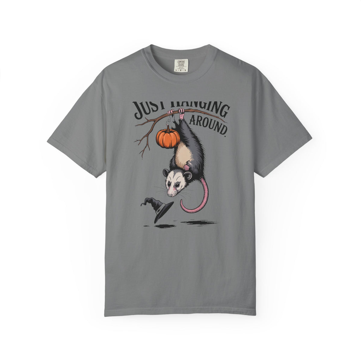 Just Hanging Around Opossum Shirt, Vintage Halloween Possum T-Shirt, Funny Halloween Gift, Retro Naturalist Tee