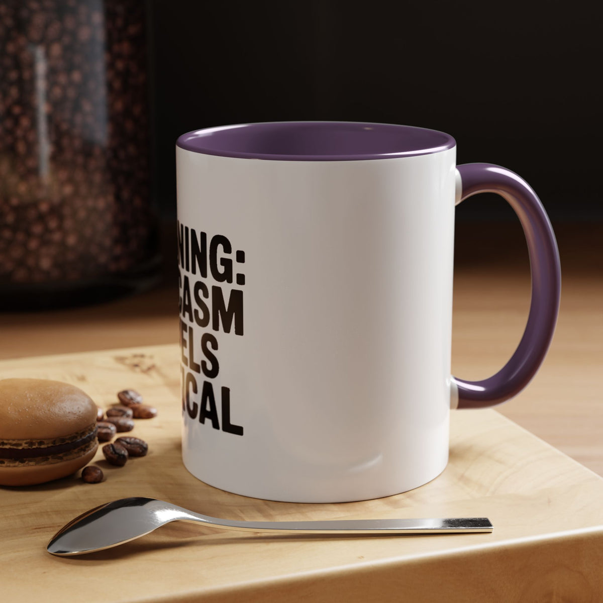 Warning Sarcasm Levels Critical Mug, Funny Sarcastic Coffee Mug, Sarcasm Quote Cup, Coworker Gift, Funny Office Mug