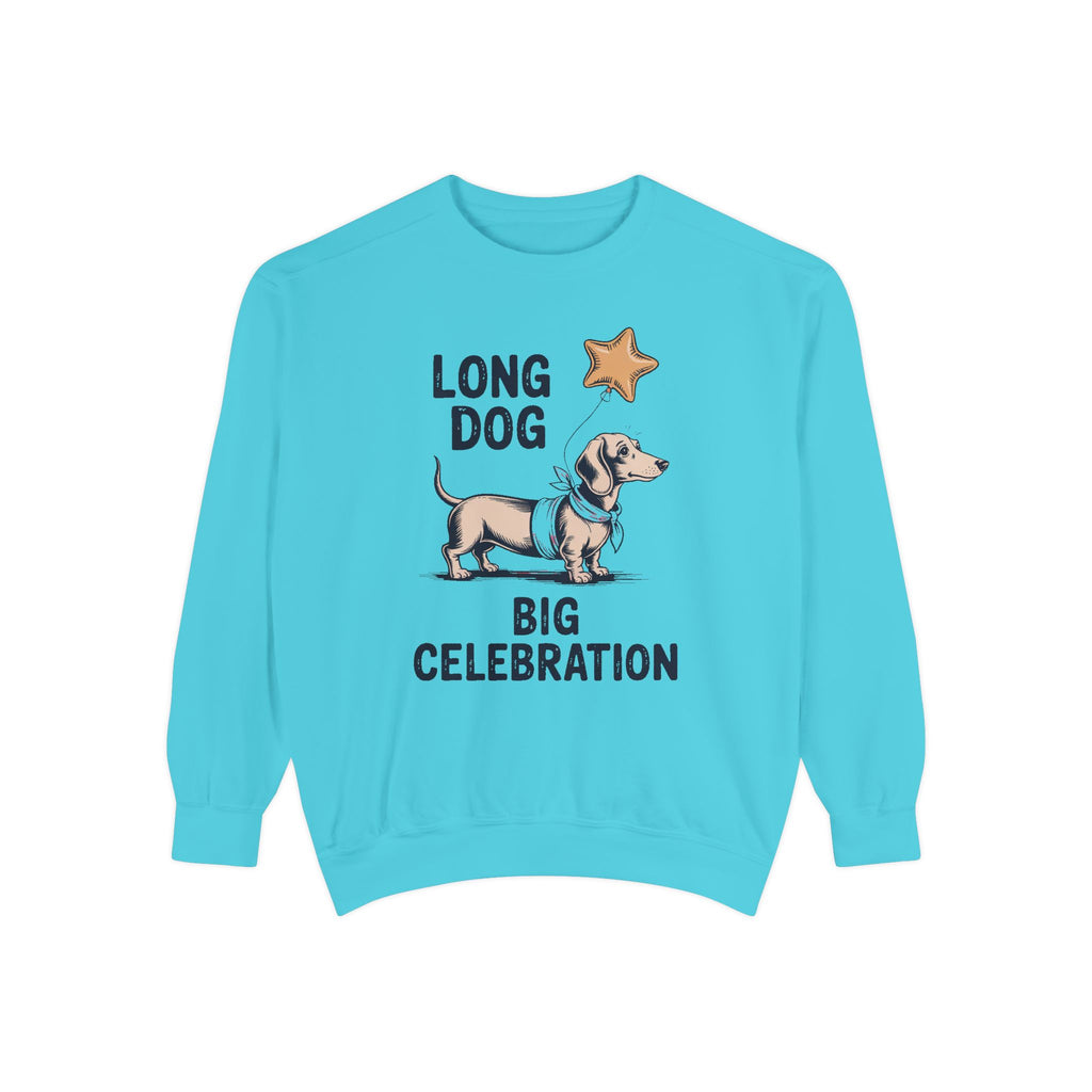 Dog Mom Sweatshirt, Dachshund Fourth of July Crewneck, Long Dog Big Celebration, Patriotic Dachshund Gift, Weiner Dog Mom Tee, 4th Of July…
