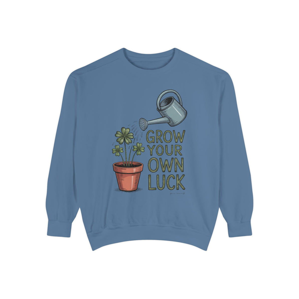 Gardener Sweatshirt, St Patrick's Day Gift For Gardener, Grow Your Own Luck Shirt, Plant Lover Sweatshirt, Shamrock Garden Gift, Lucky Gard…